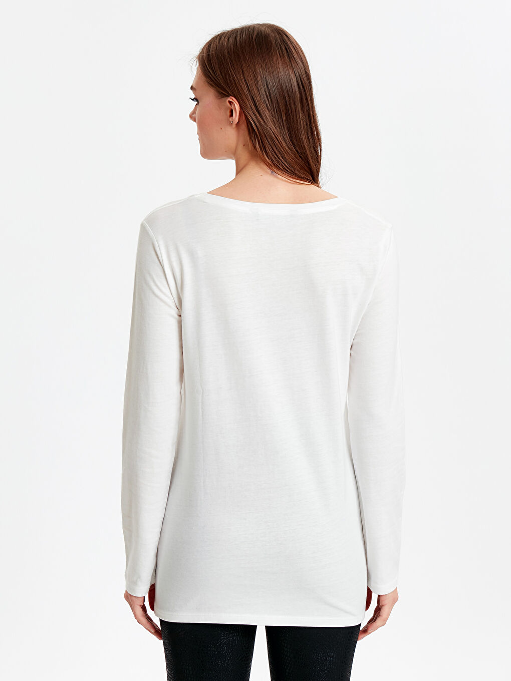 Woman ECRU T-Shirt-1