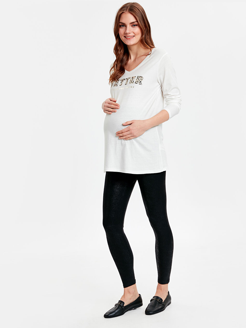 Woman ECRU T-Shirt-2