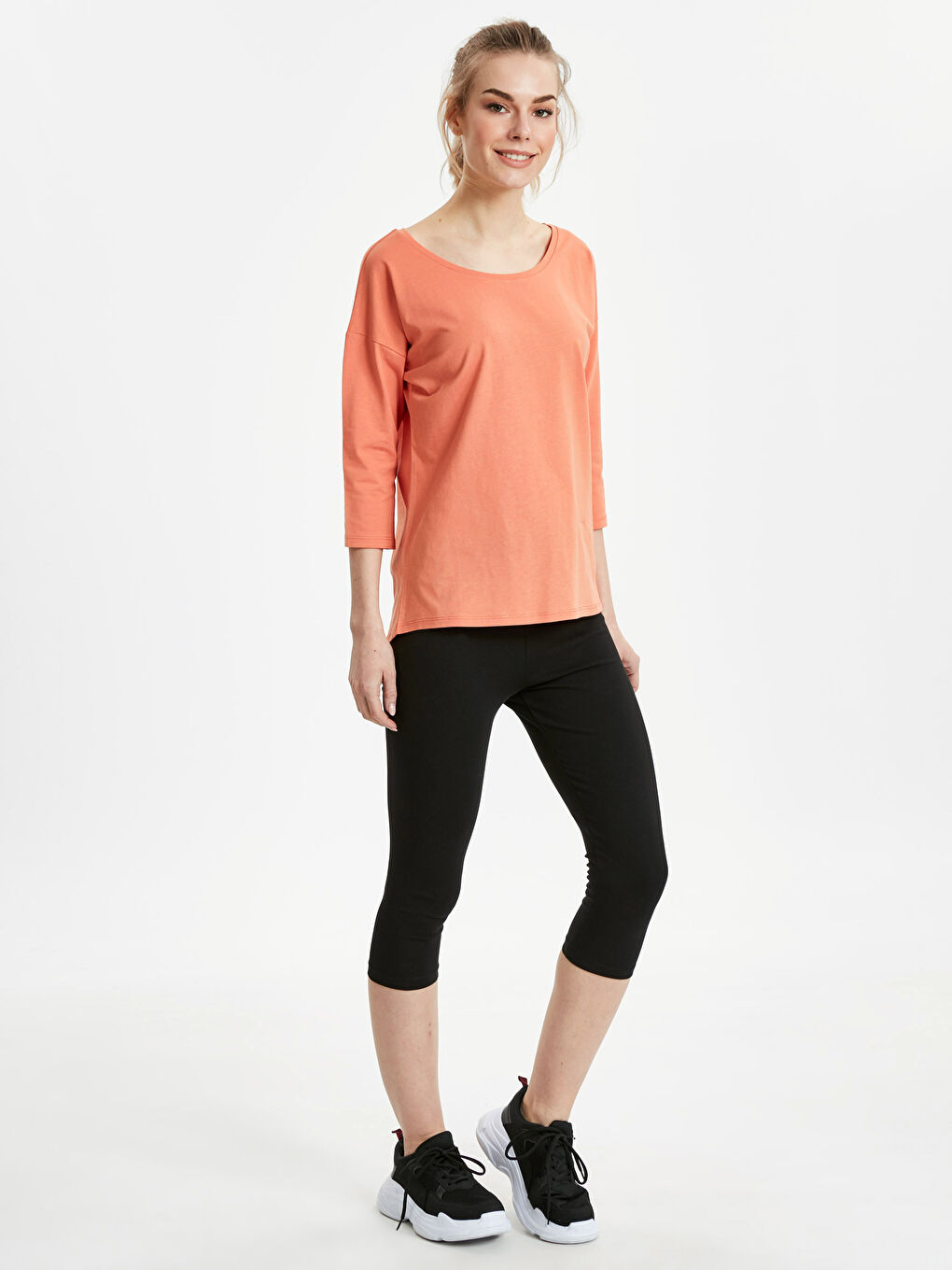 Pantalon Capri NOIR Femme