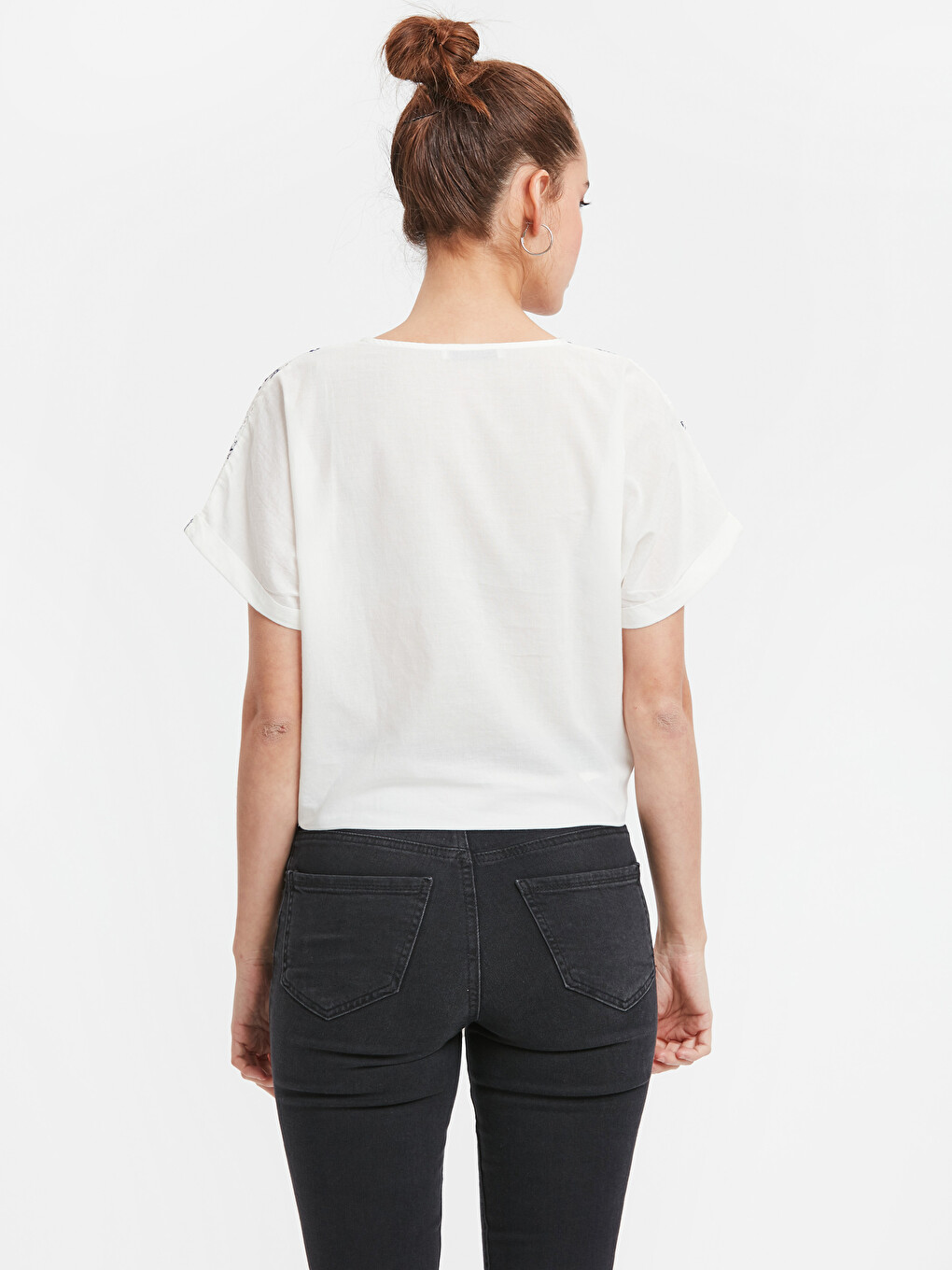 Woman Ecru Blouse-1