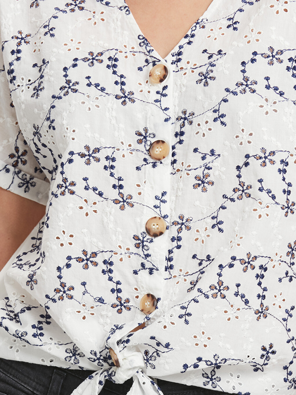 Woman Ecru Blouse-3