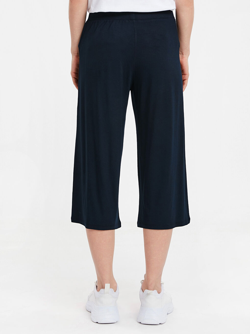 Pantalon Capri MARINE Femme-2