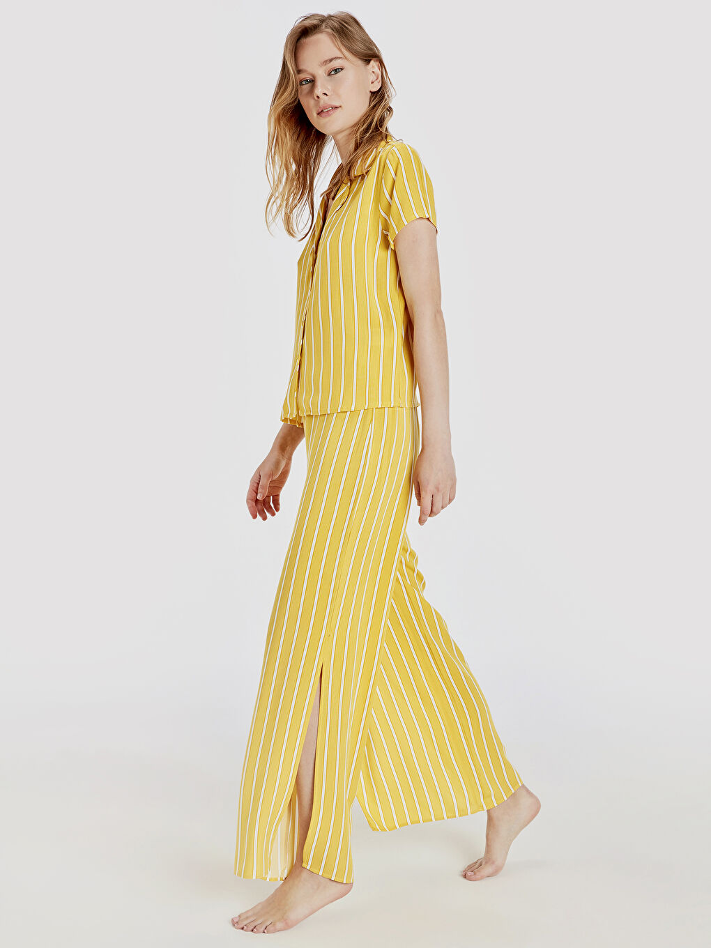 Ensemble de pyjama JAUNE Femme-1