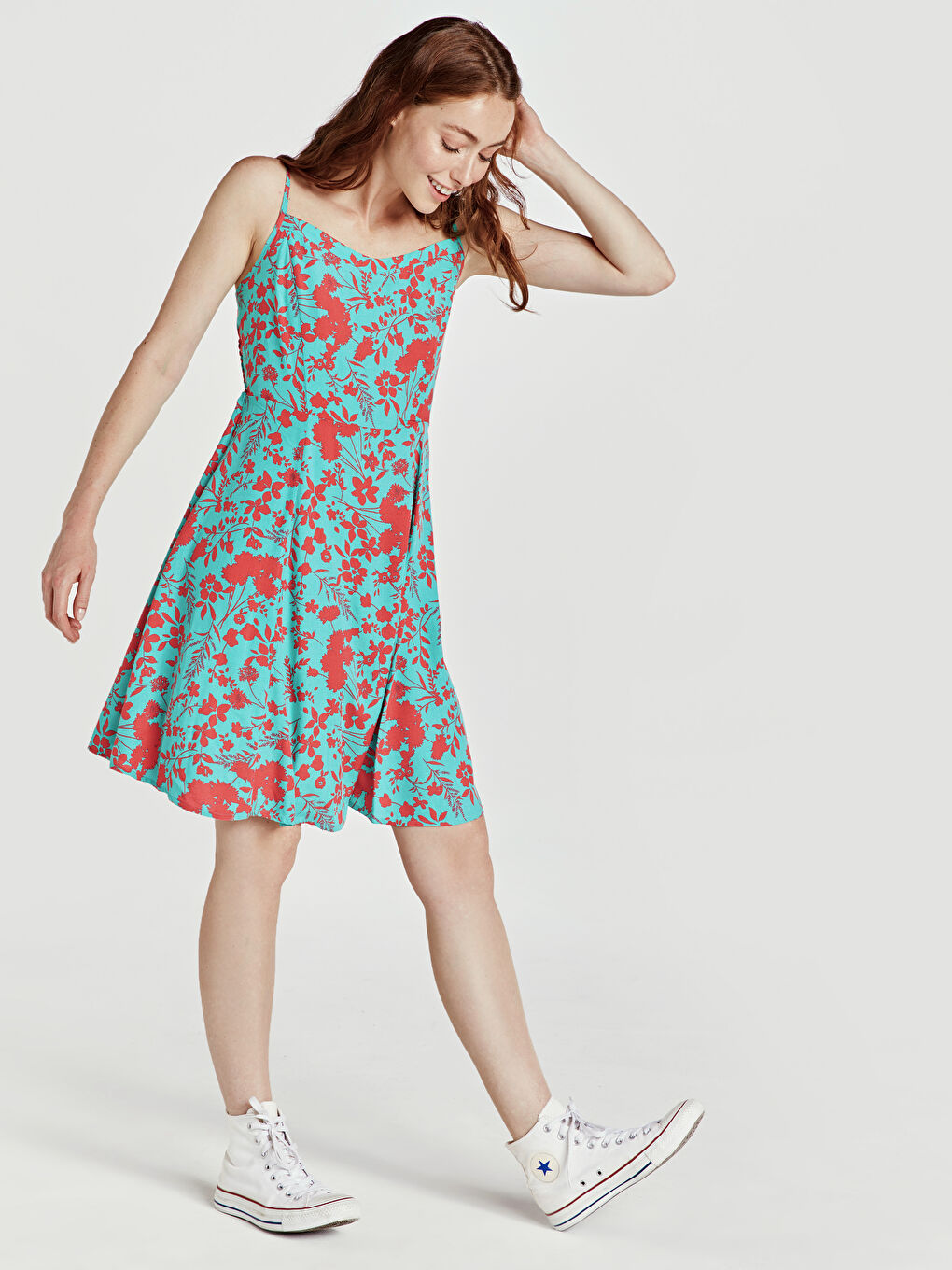 فستان اخضر نساء