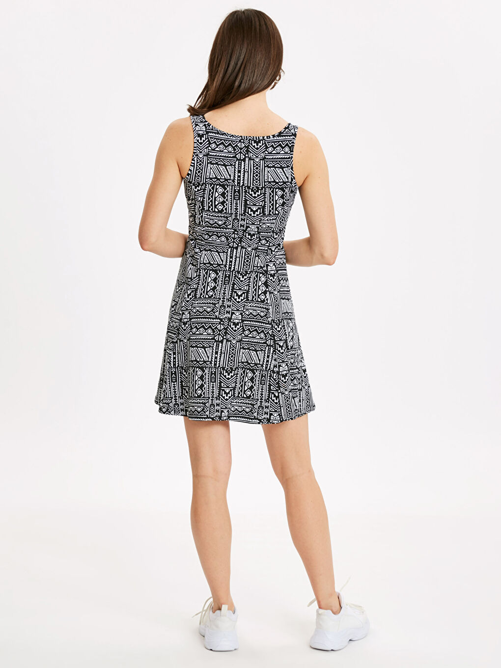 Sleeveless Combed Cotton Women's Dress-1