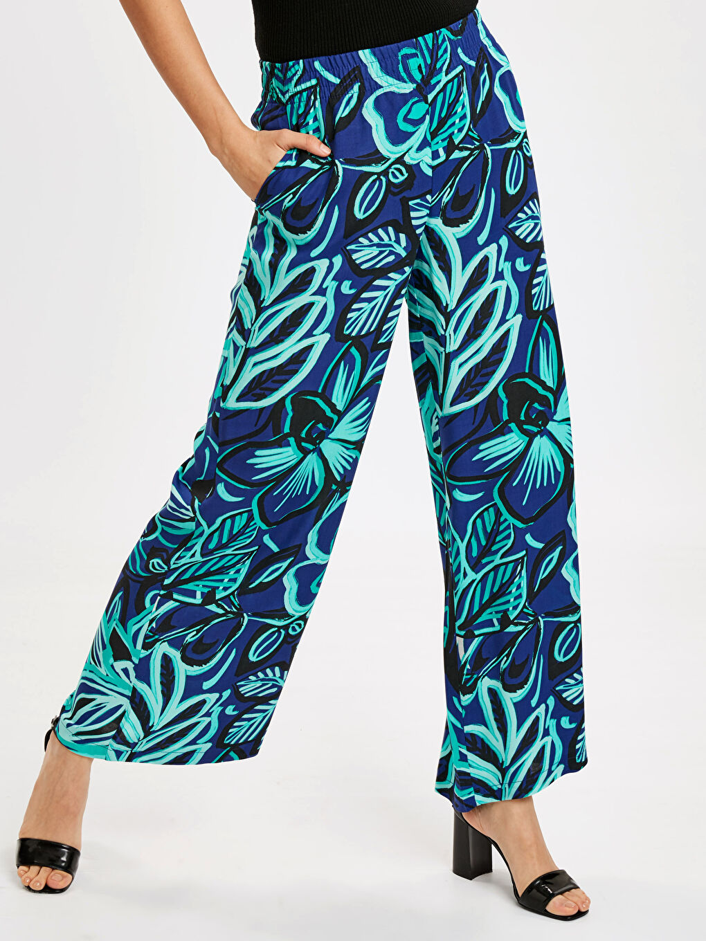 Pantalon TURQUOISE Femme-1