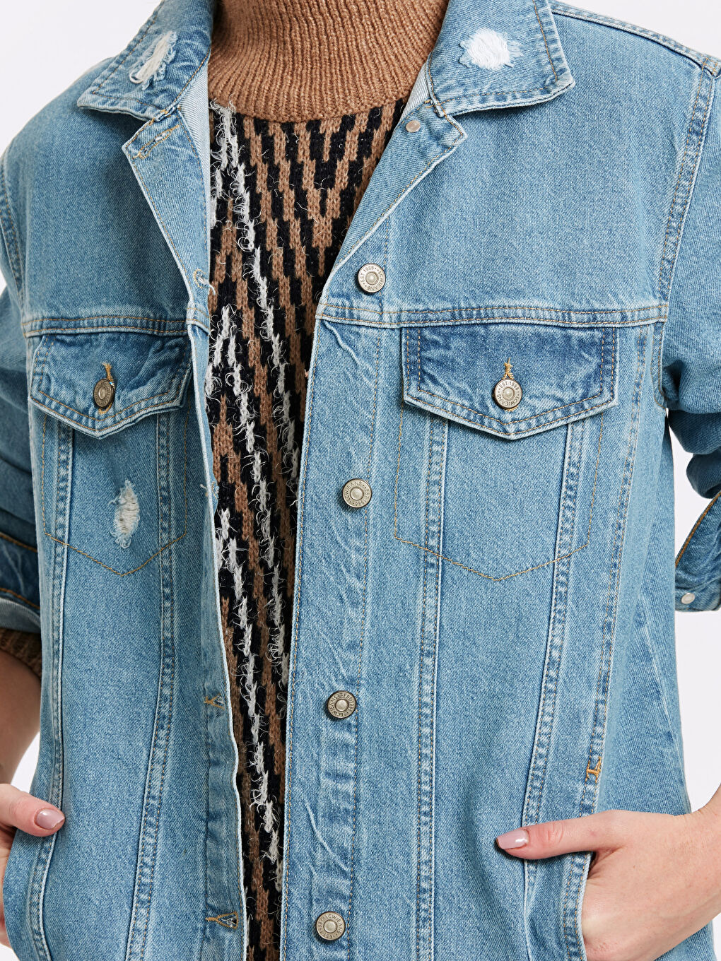 Veste en jean INDIGO Femme-3