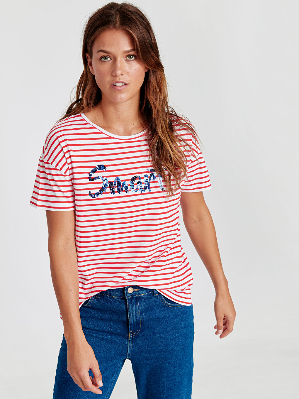 Жінка ЧЕРВОНИЙ Футболка-1