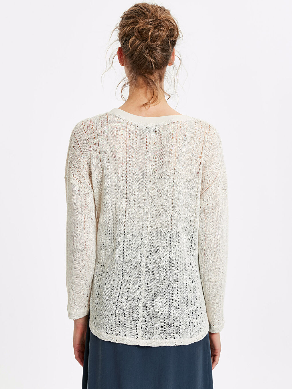 Женщины экрю Футболка-1