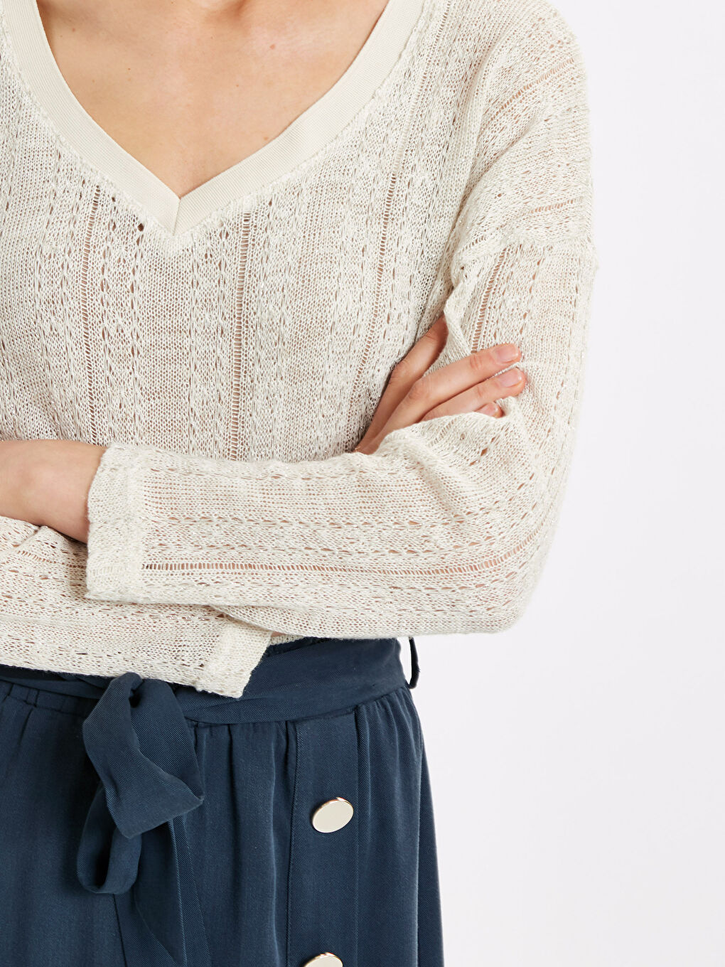 Женщины экрю Футболка-3