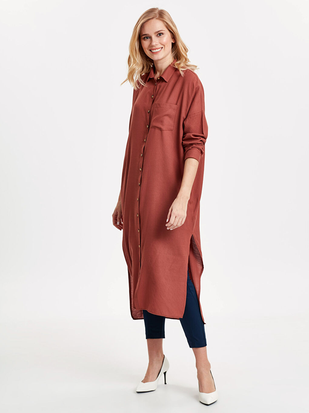 Woman BROWN Tunic