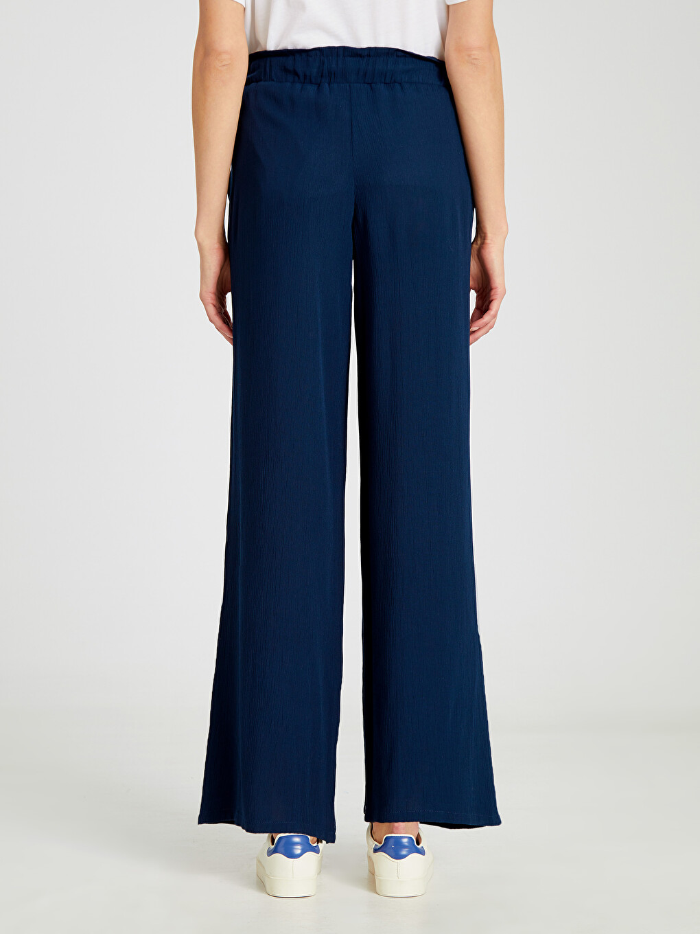 Woman Navy Trousers-3
