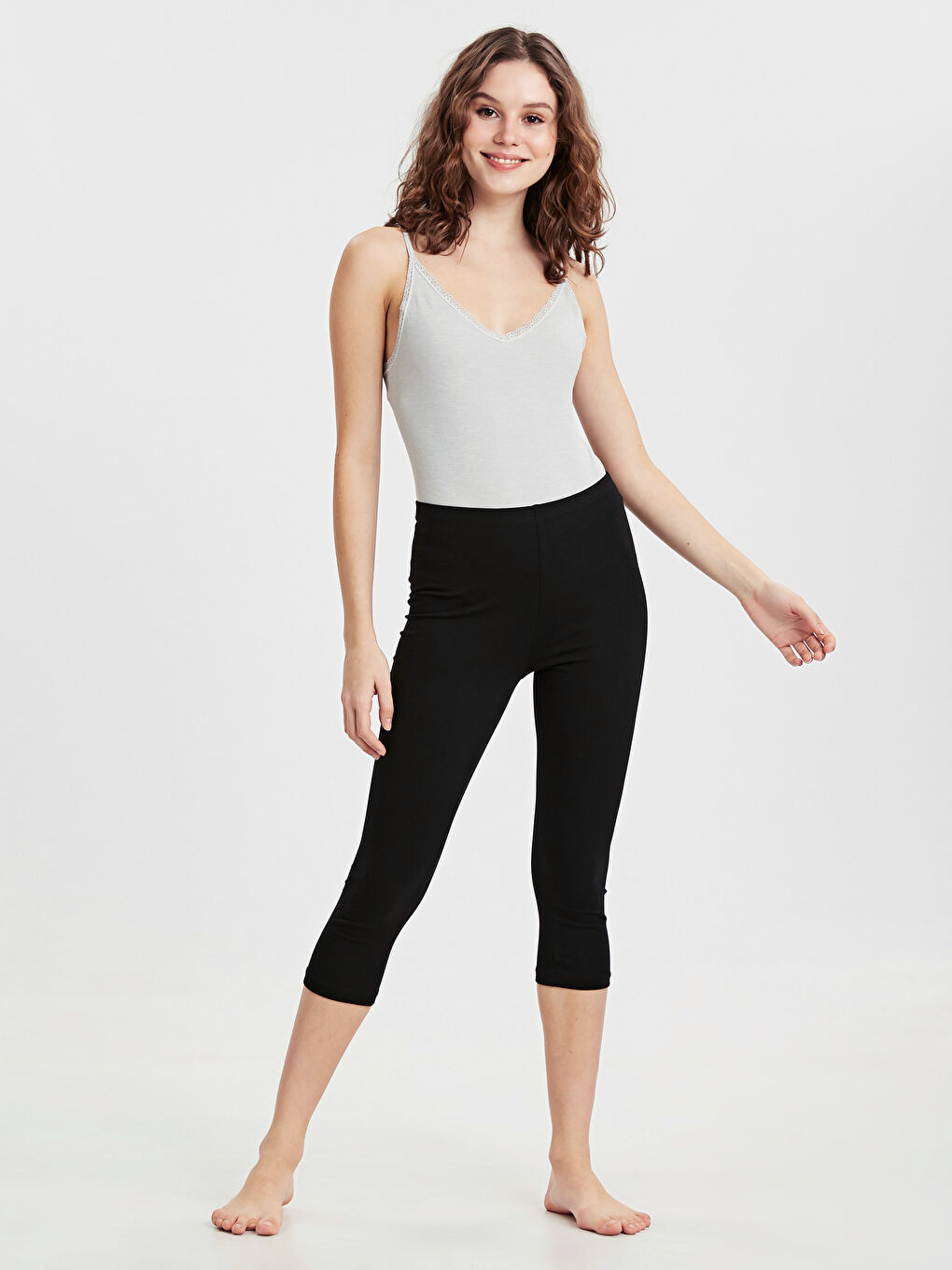 Gri Melanj Çıtçıtlı Body-2