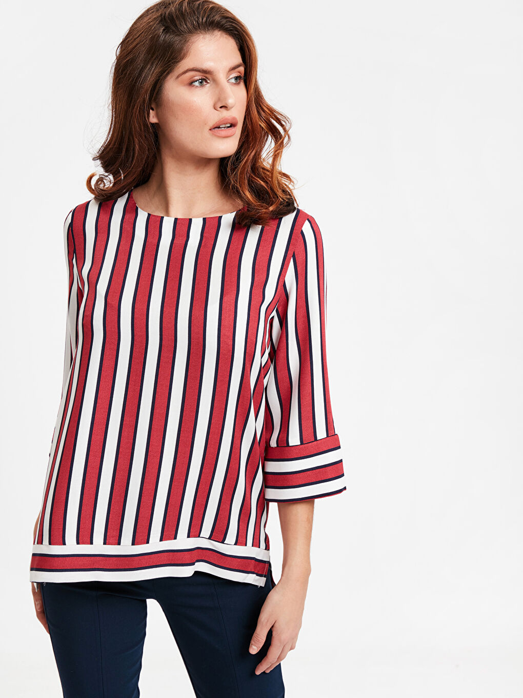 Женщины Красный Блузка