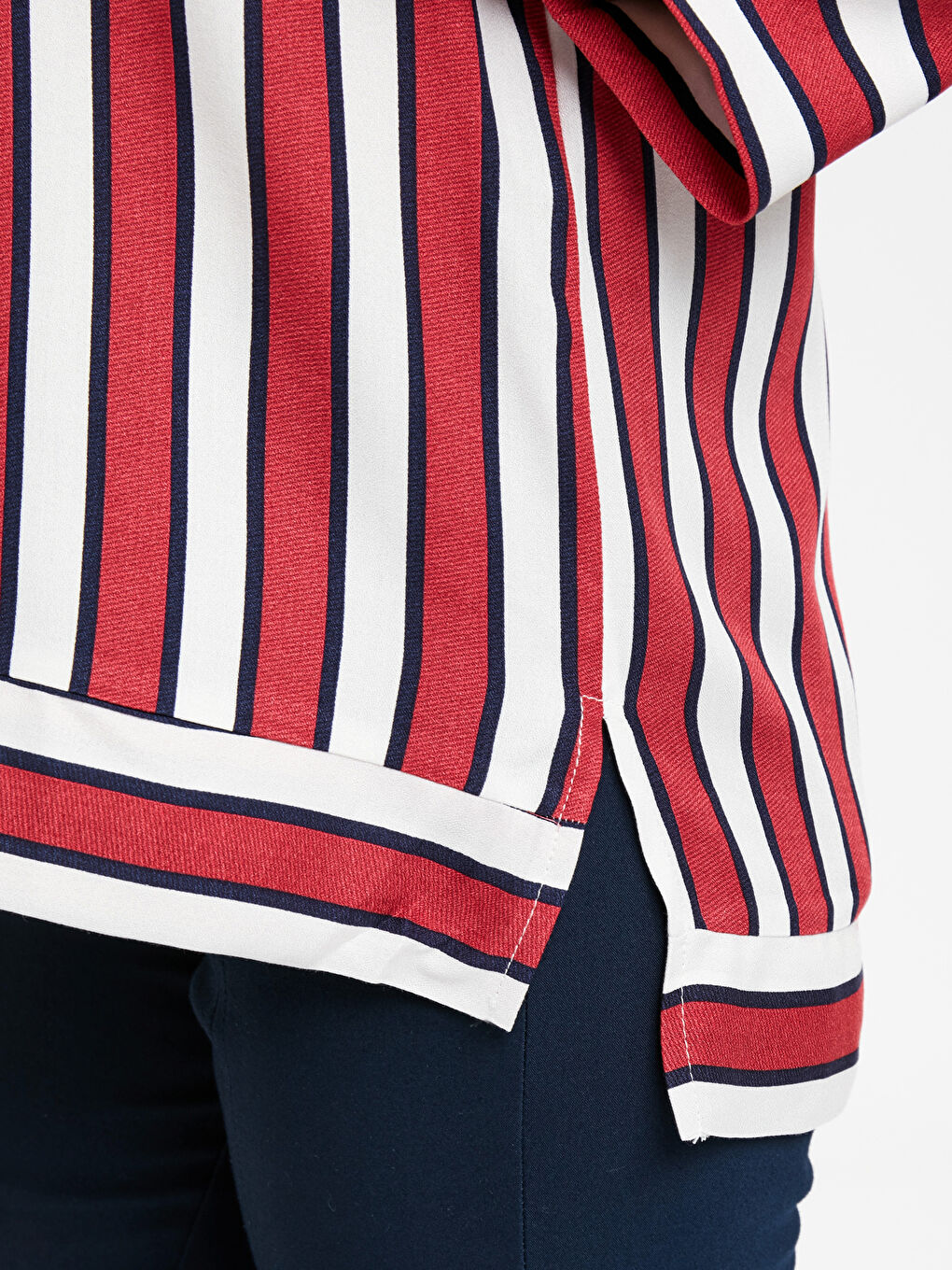 Женщины Красный Блузка-3