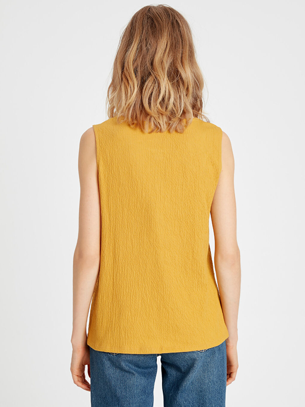 Débardeur JAUNE Femme-2