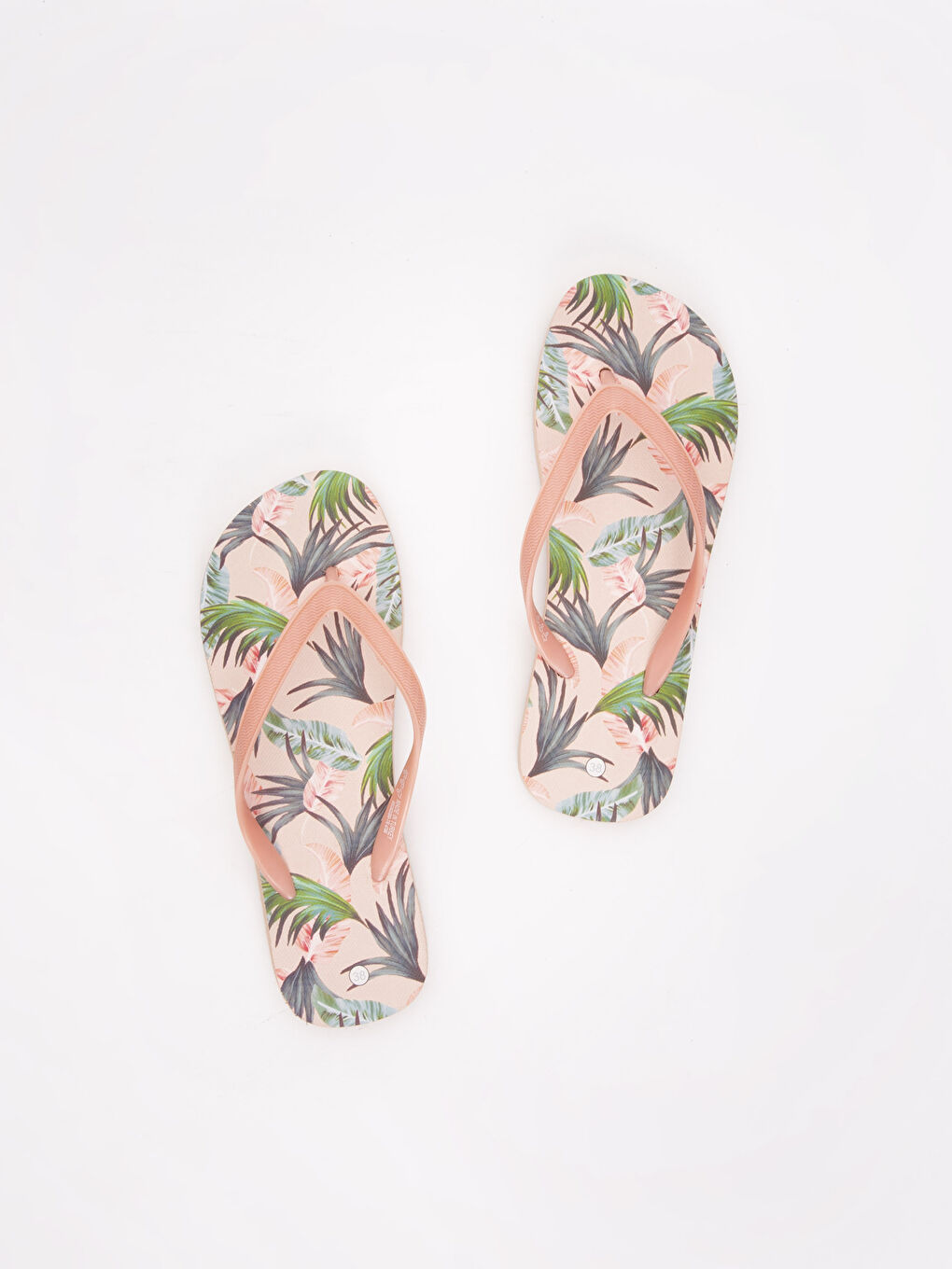 Karışık Baskılı Parmak Arası Terlik