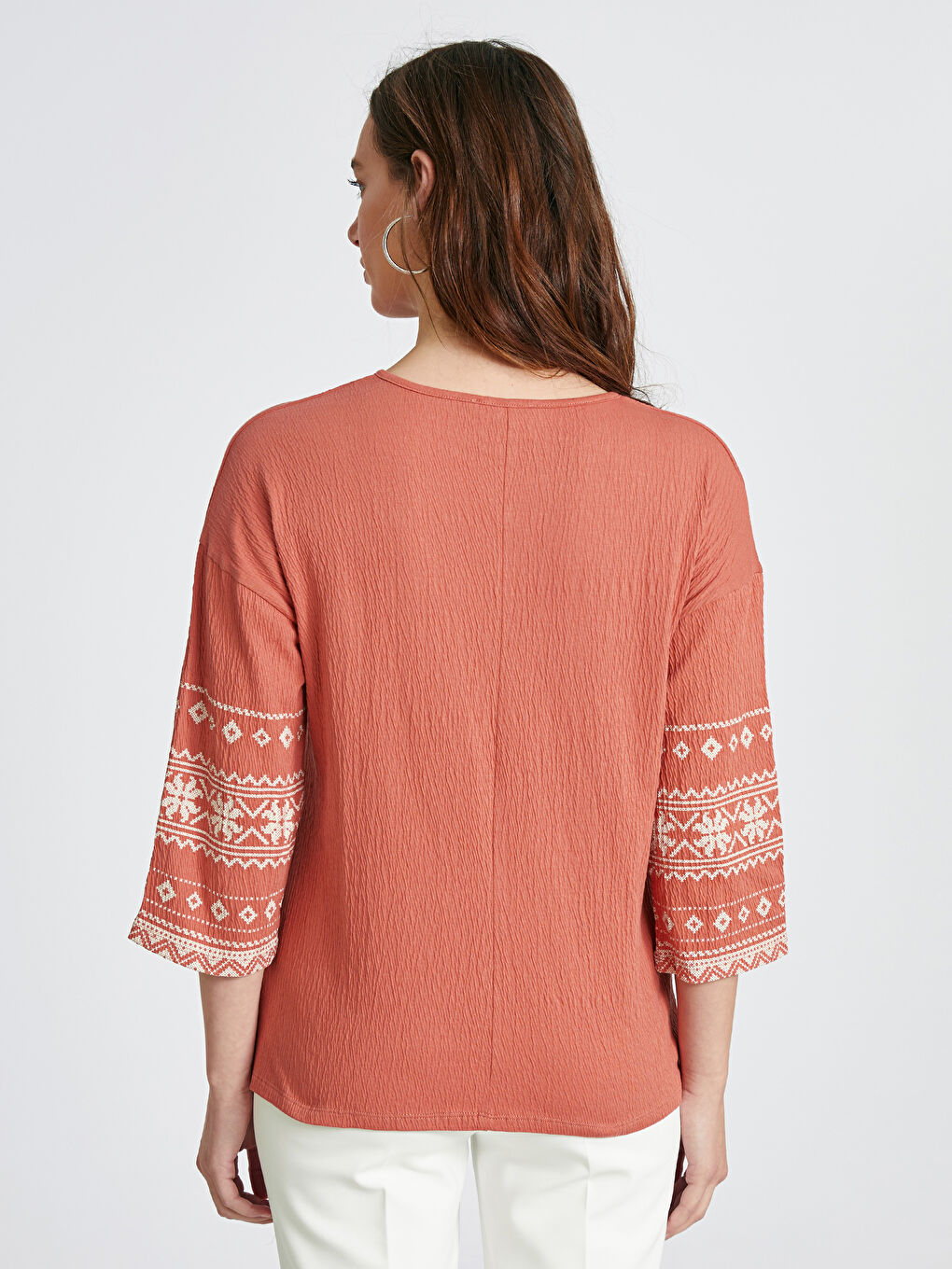 Woman BROWN T-Shirt-2