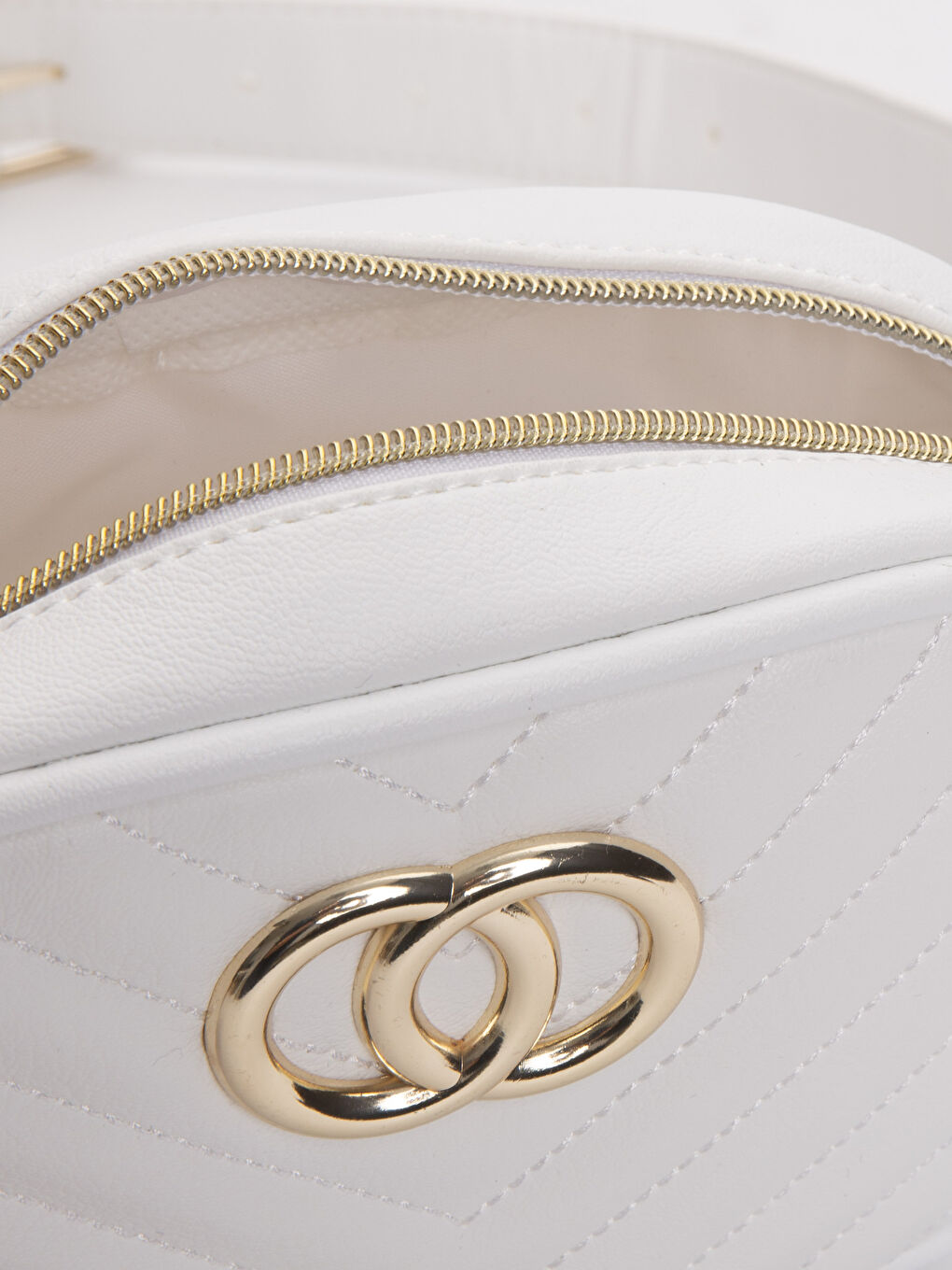 Optik Beyaz Bel Çantası-3
