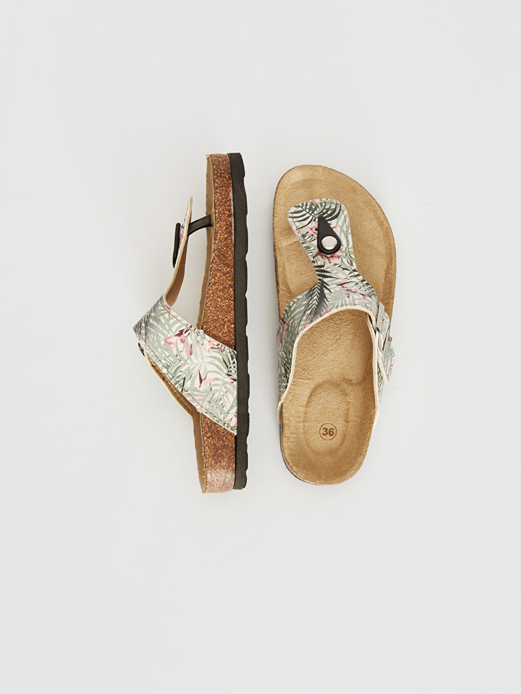 Karışık Baskılı Terlik-1