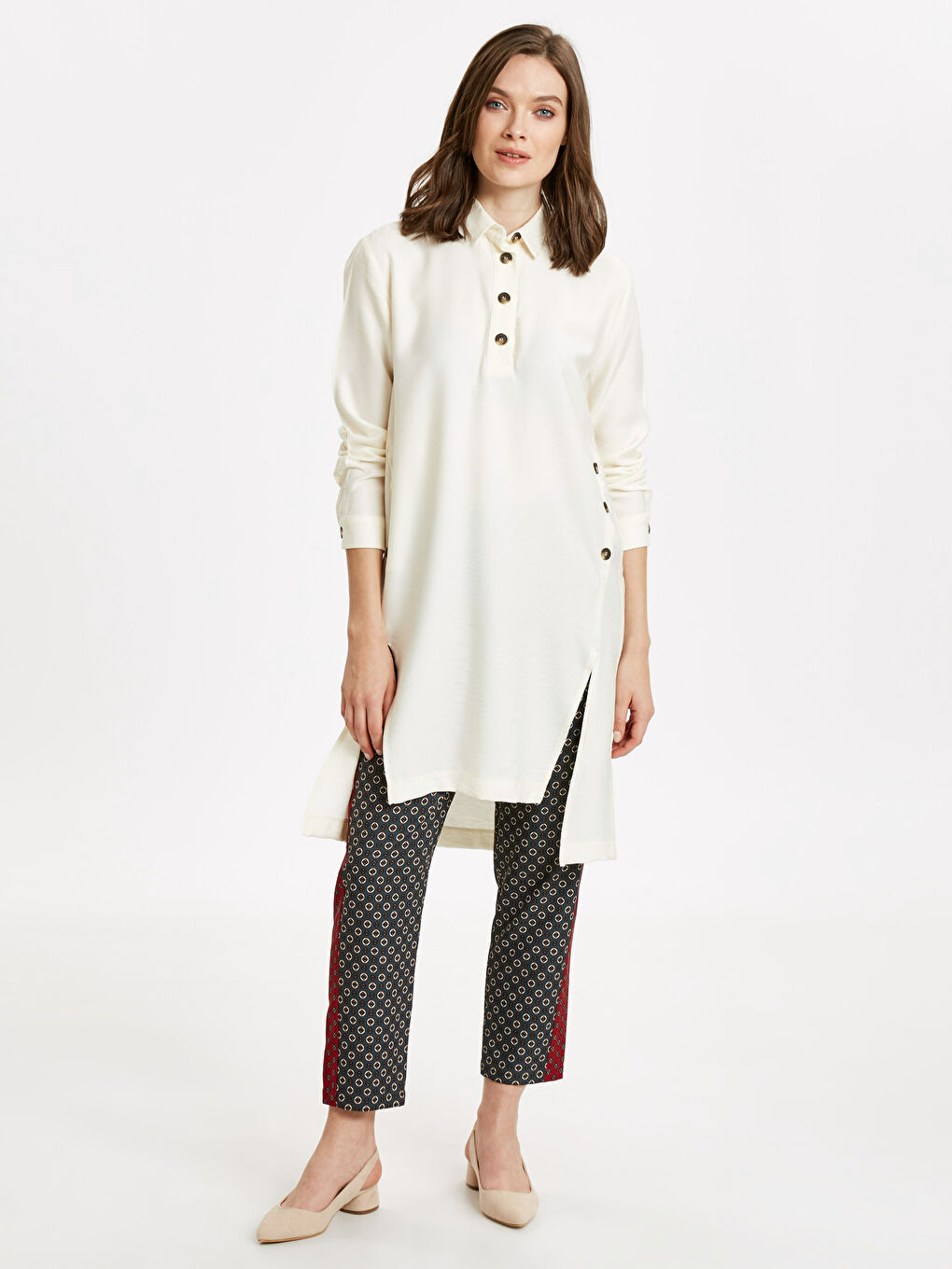 Woman ECRU Tunic-2