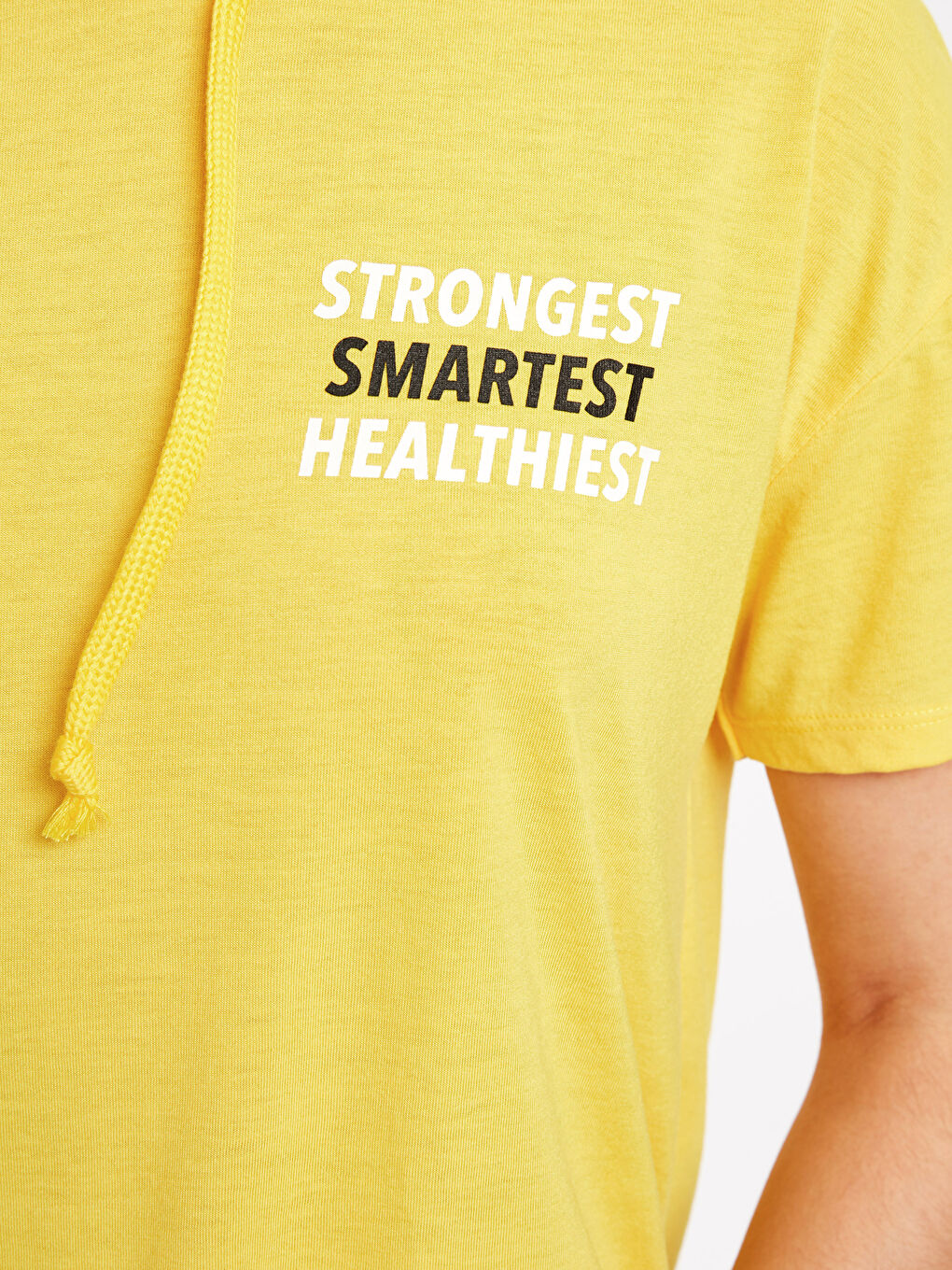 Woman YELLOW Sports T-Shirt-3