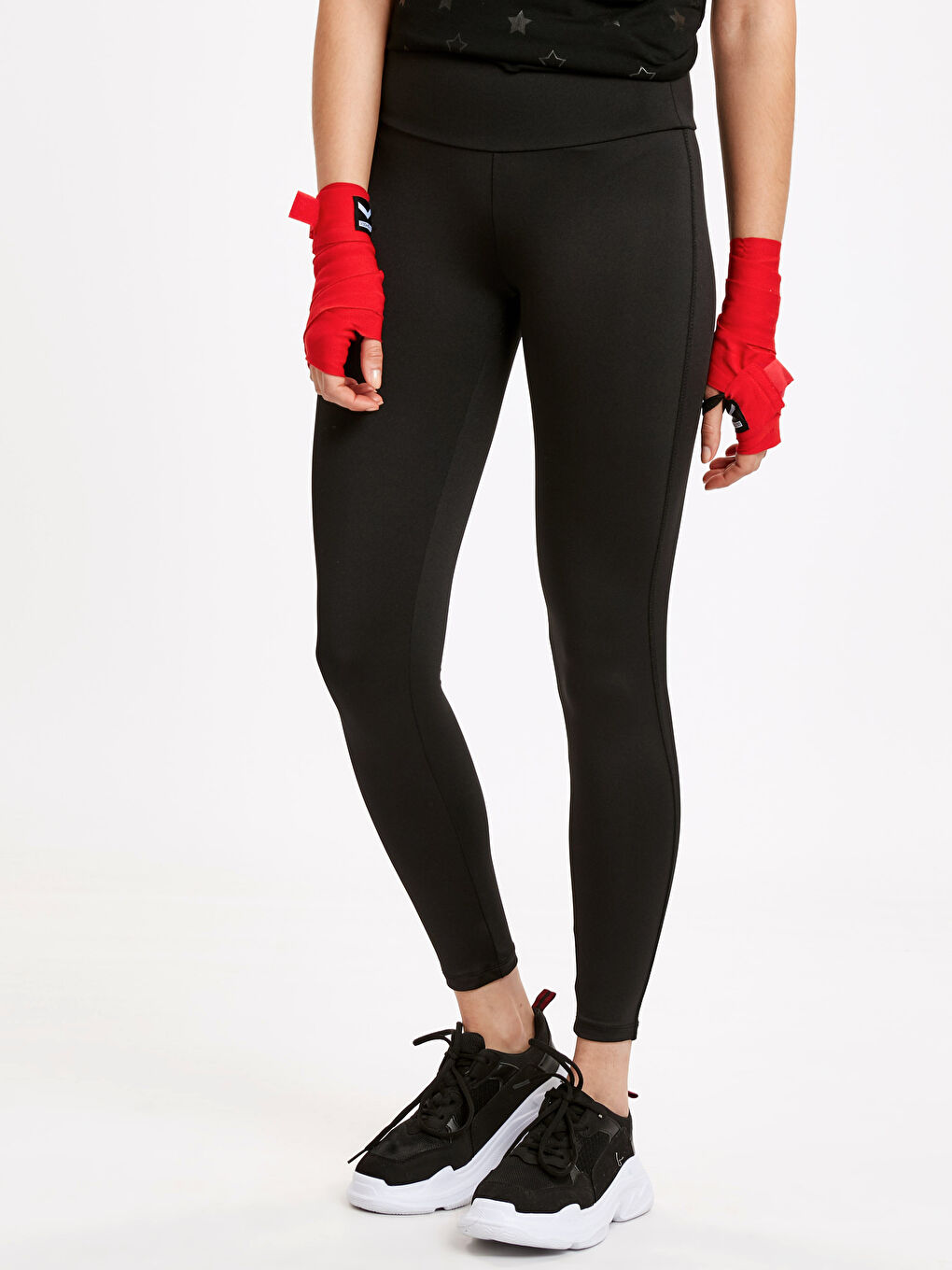 Yeni Siyah Spor Tayt-1