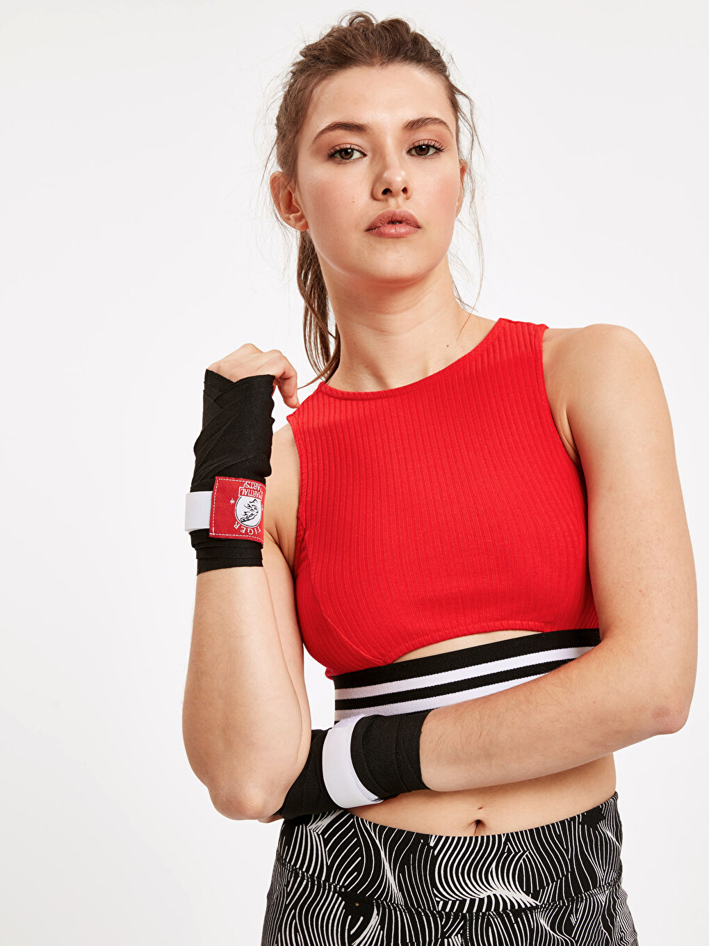 Débardeur athlétique ROUGE Femme