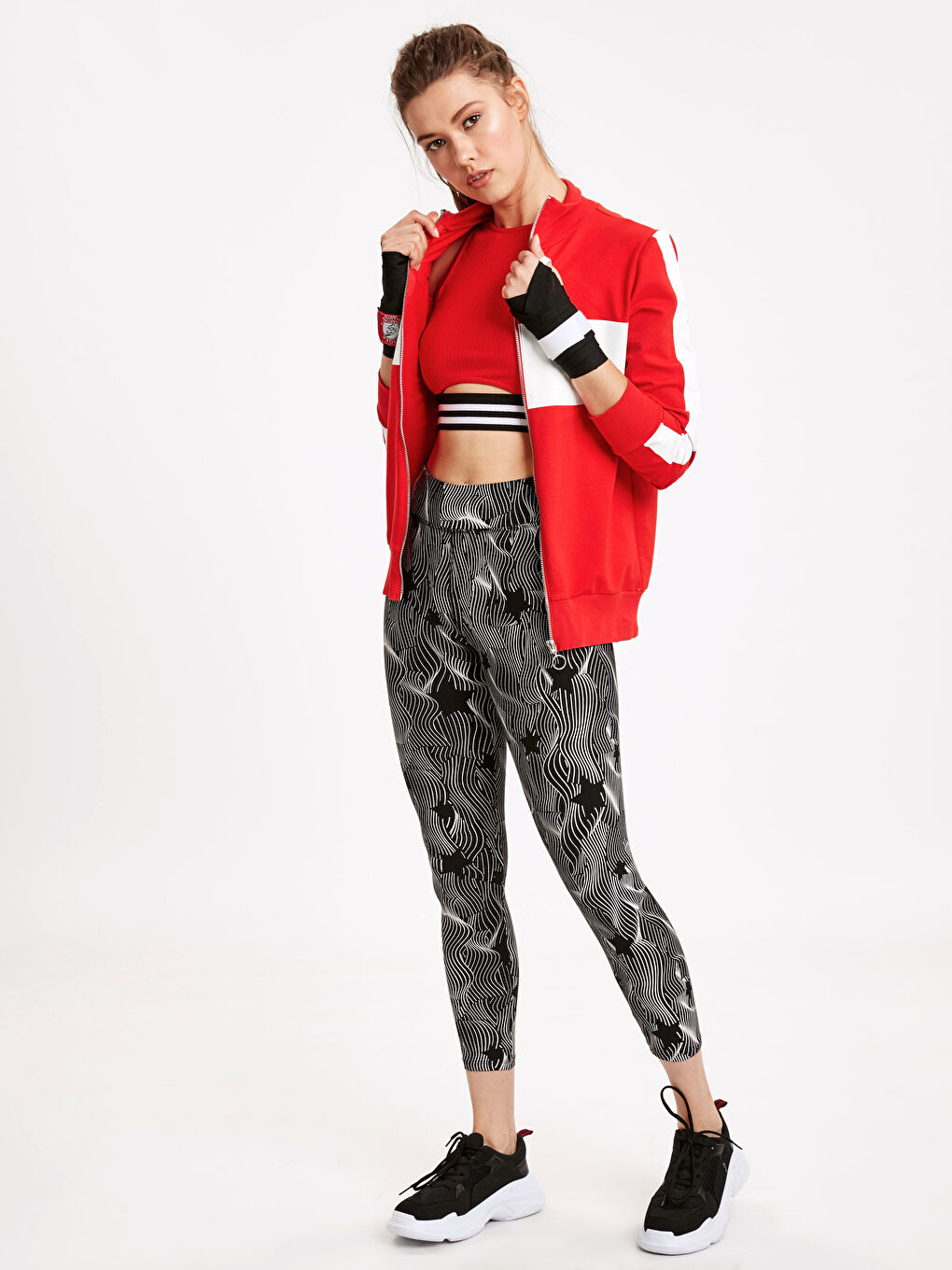 Débardeur athlétique ROUGE Femme-2