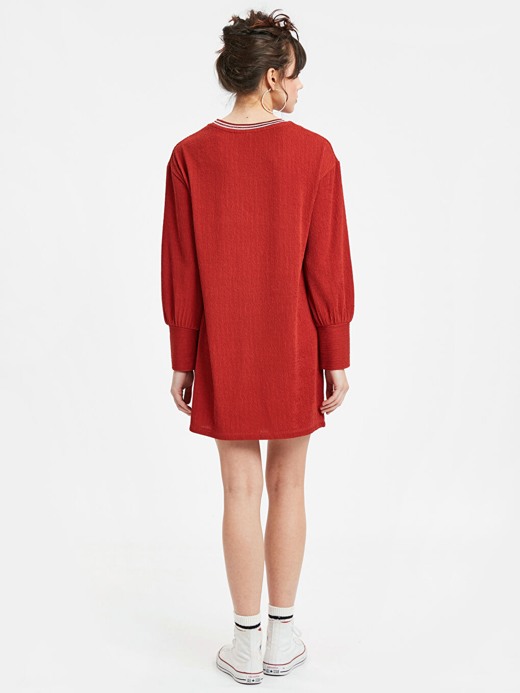 Женщины Оранжевый Платье-1