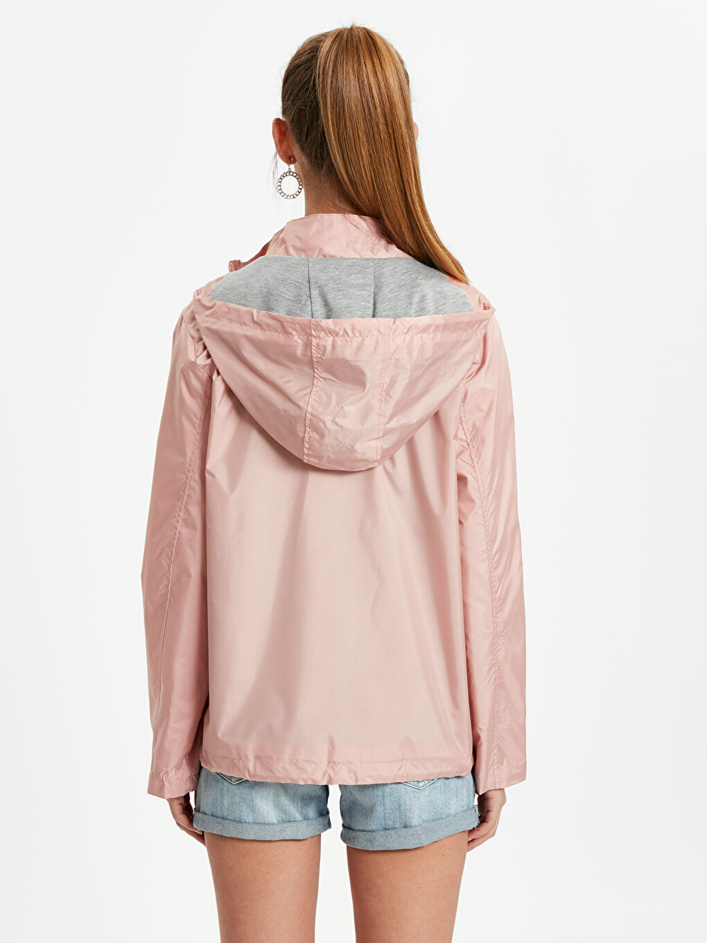 LCWAIKIKI Classic Frau ROSA Regenmantel -9SI070Z8-FPZ