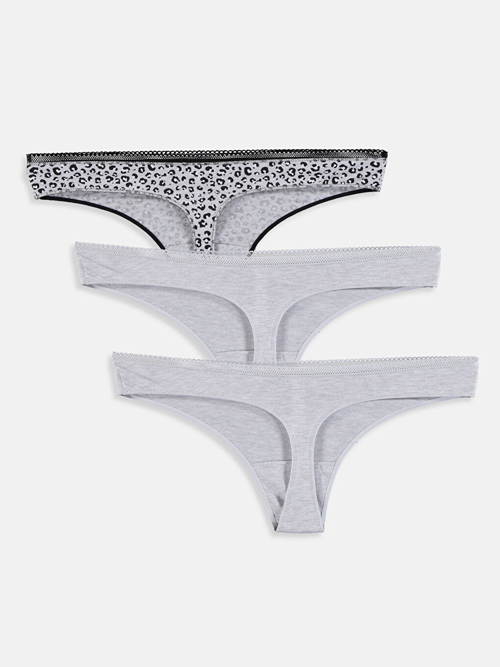 Gri Melanj Tanga Külot-1