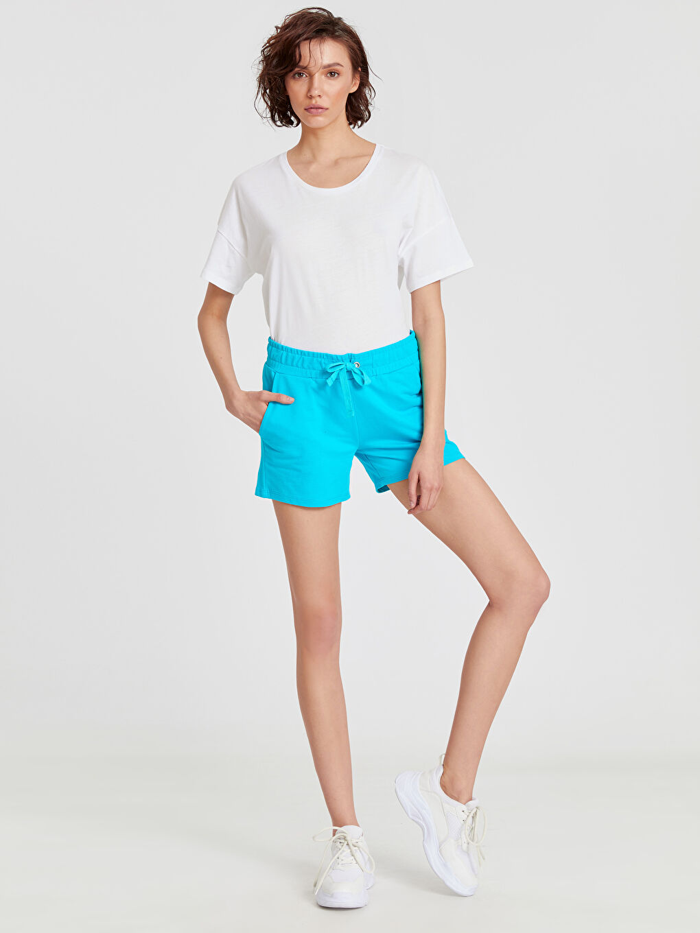 Turkuaz Şort-1