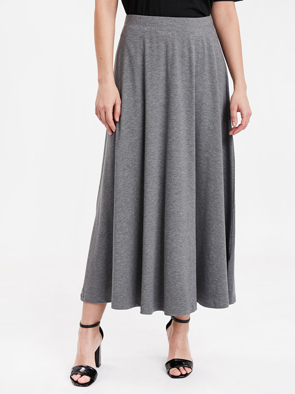 Woman GREY Skirt-1