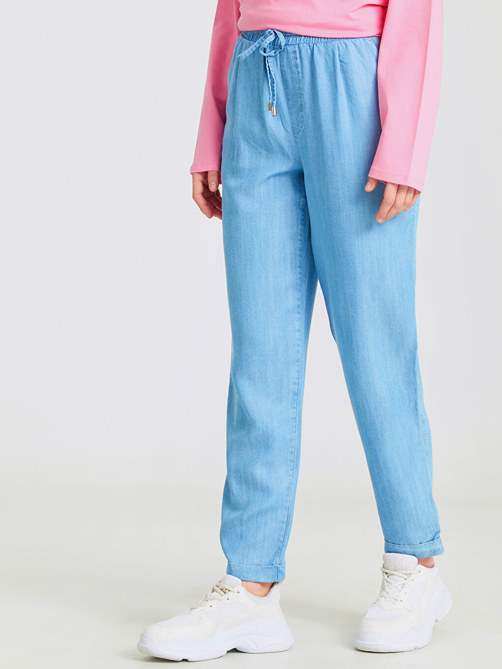 Açık İndigo Rodeo Jean Pantolon-2