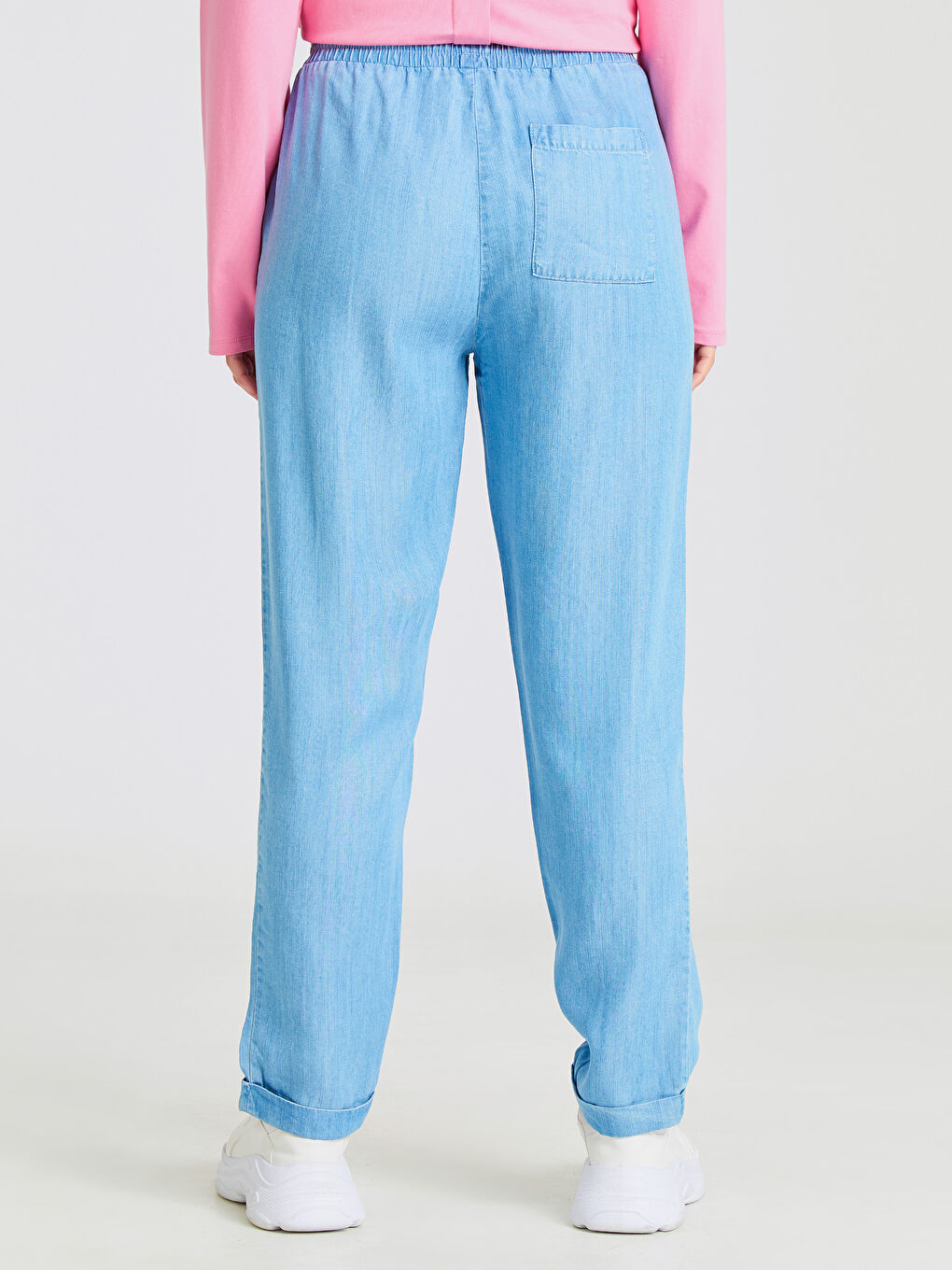 Açık İndigo Rodeo Jean Pantolon-3