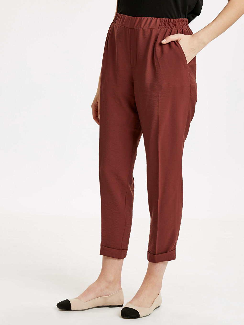 BORDO Pantalone Žena-1