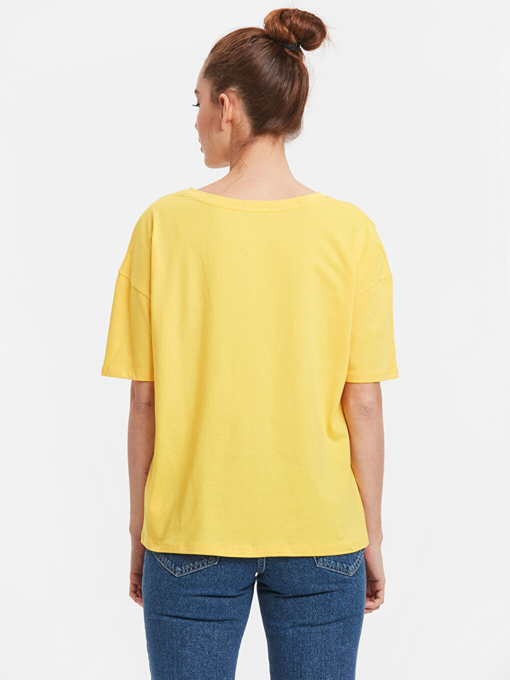 Orta Sarı Tişört-1