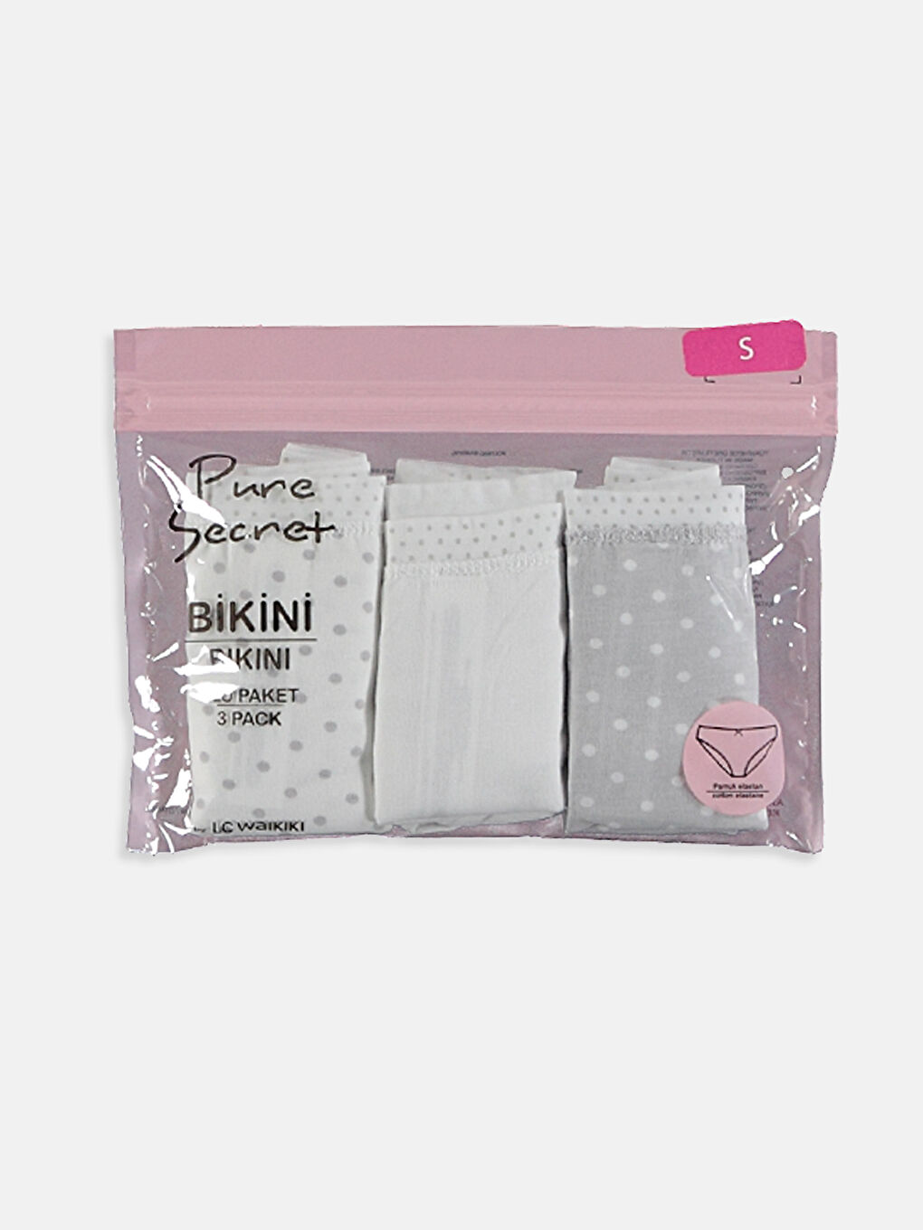 Gri Baskılı Külot-2