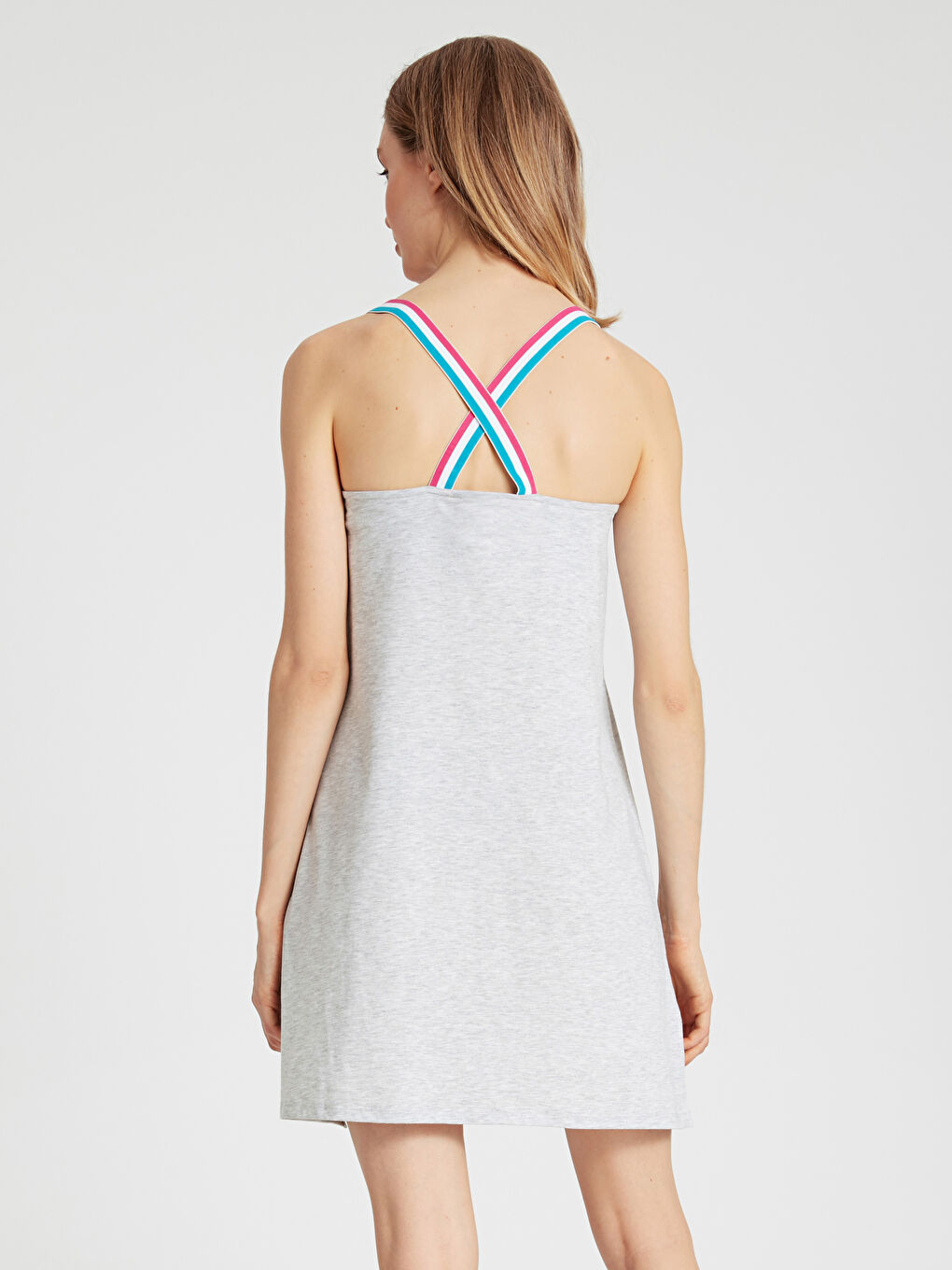 Woman GREY Nightdress-1