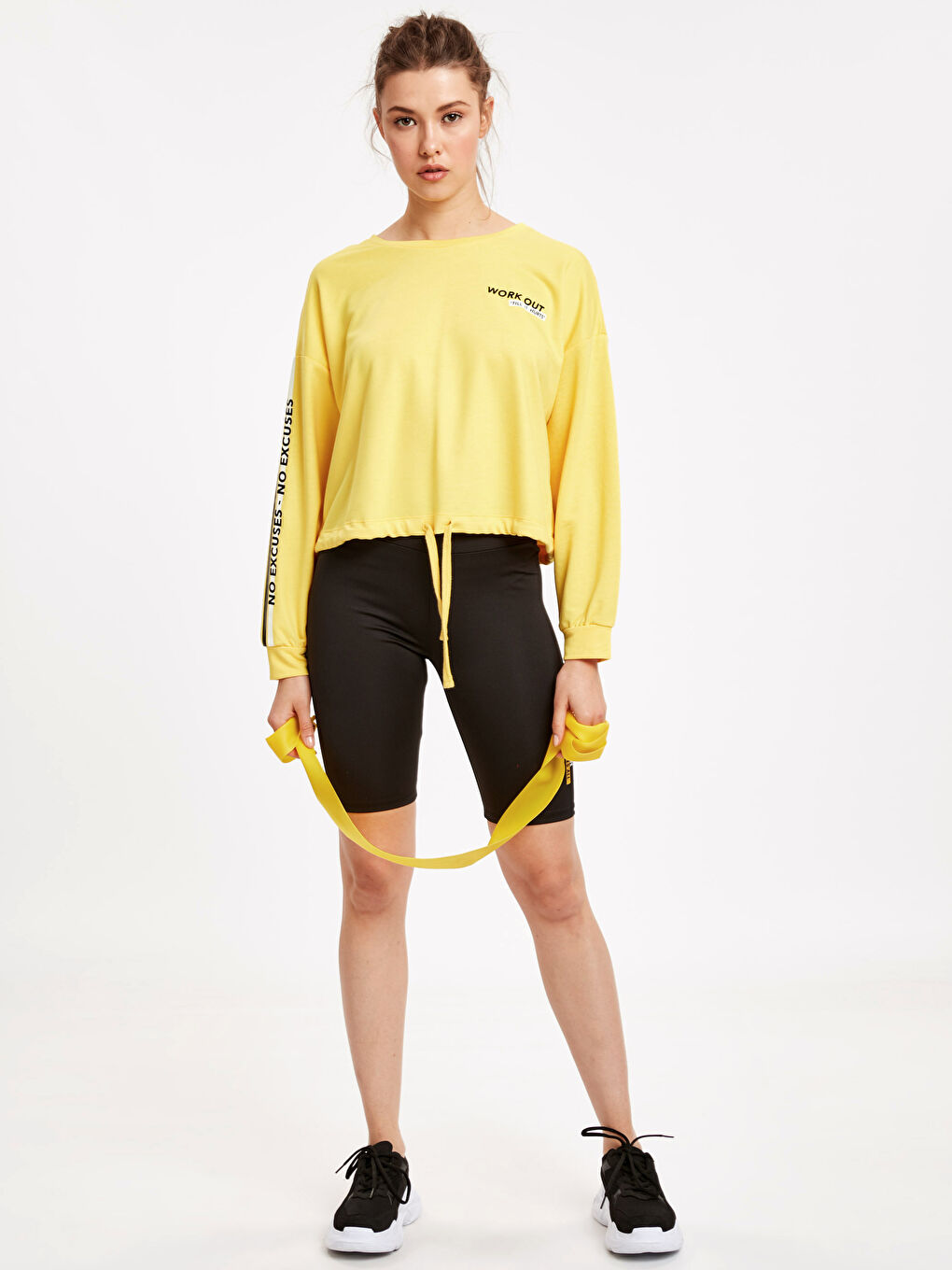 Yeni Siyah Spor Tayt