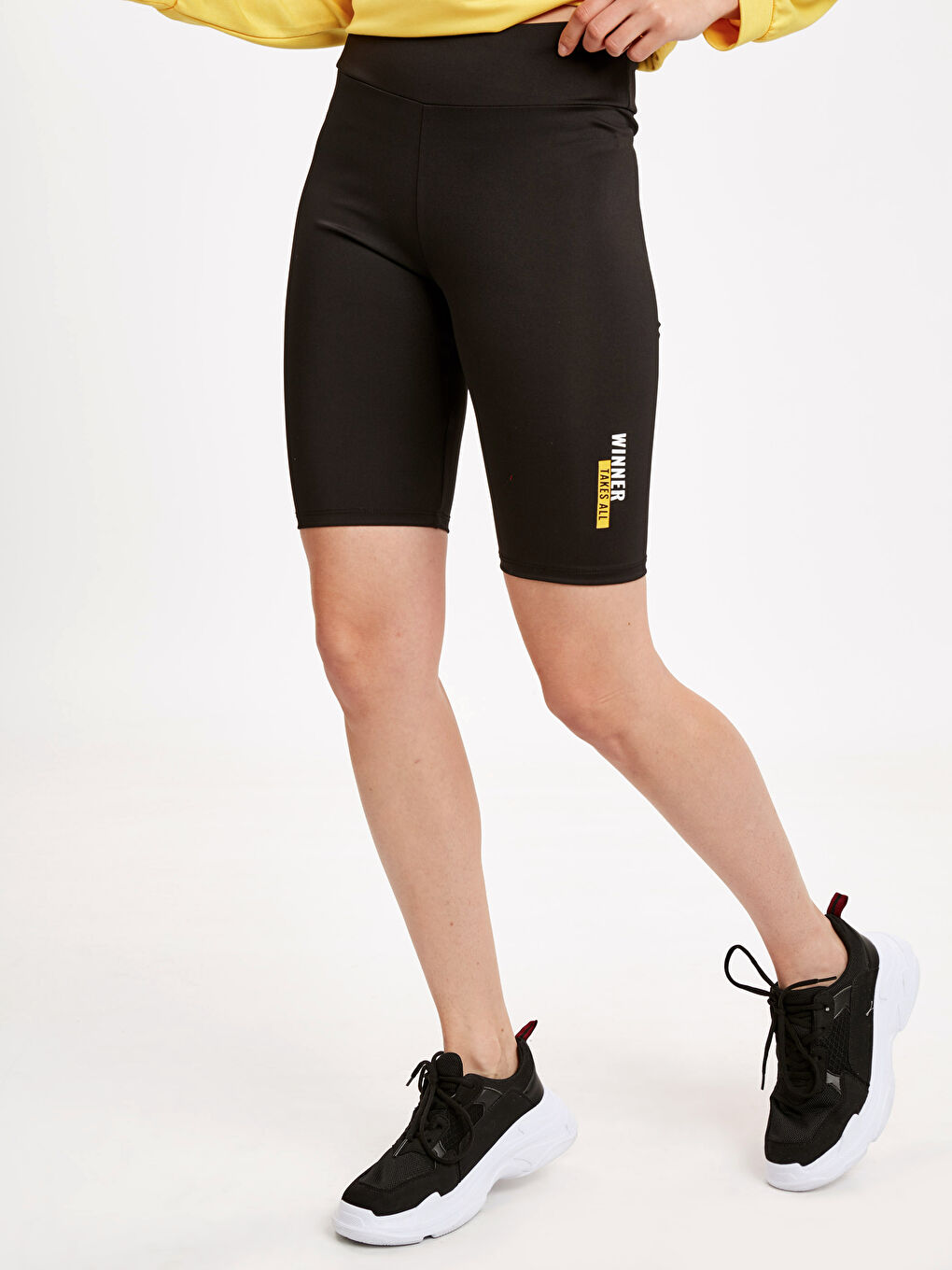 Yeni Siyah Spor Tayt-1