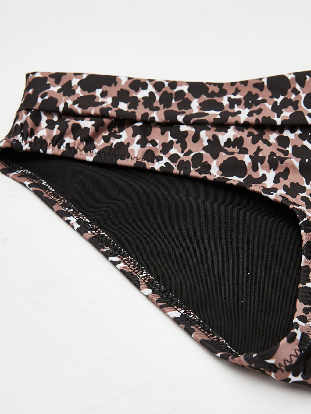 Kahverengi Baskılı Bikini Alt-2