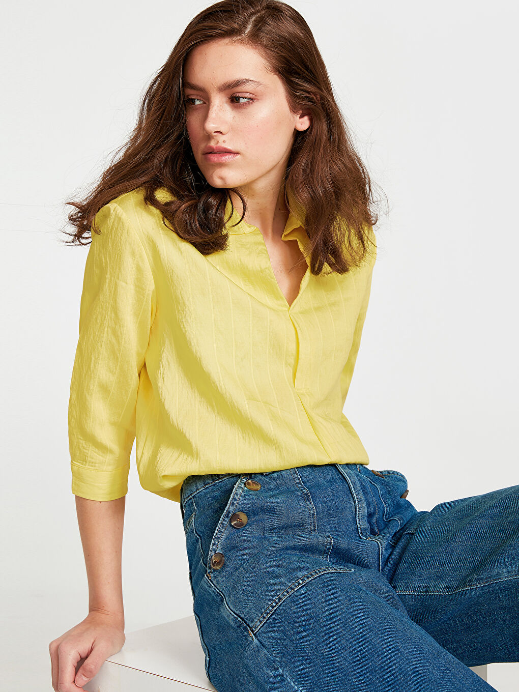 LC Waikiki Woman YELLOW Blouse -9SK026Z8-FVT