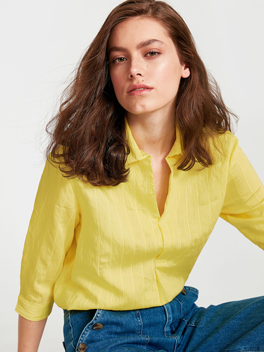 LC Waikiki Woman YELLOW Blouse -9SK026Z8-FVT