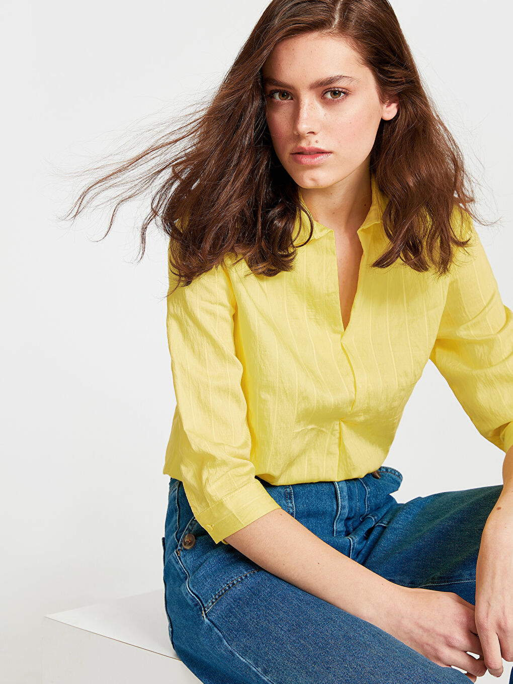 LC Waikiki Woman YELLOW Blouse -9SK026Z8-FVT