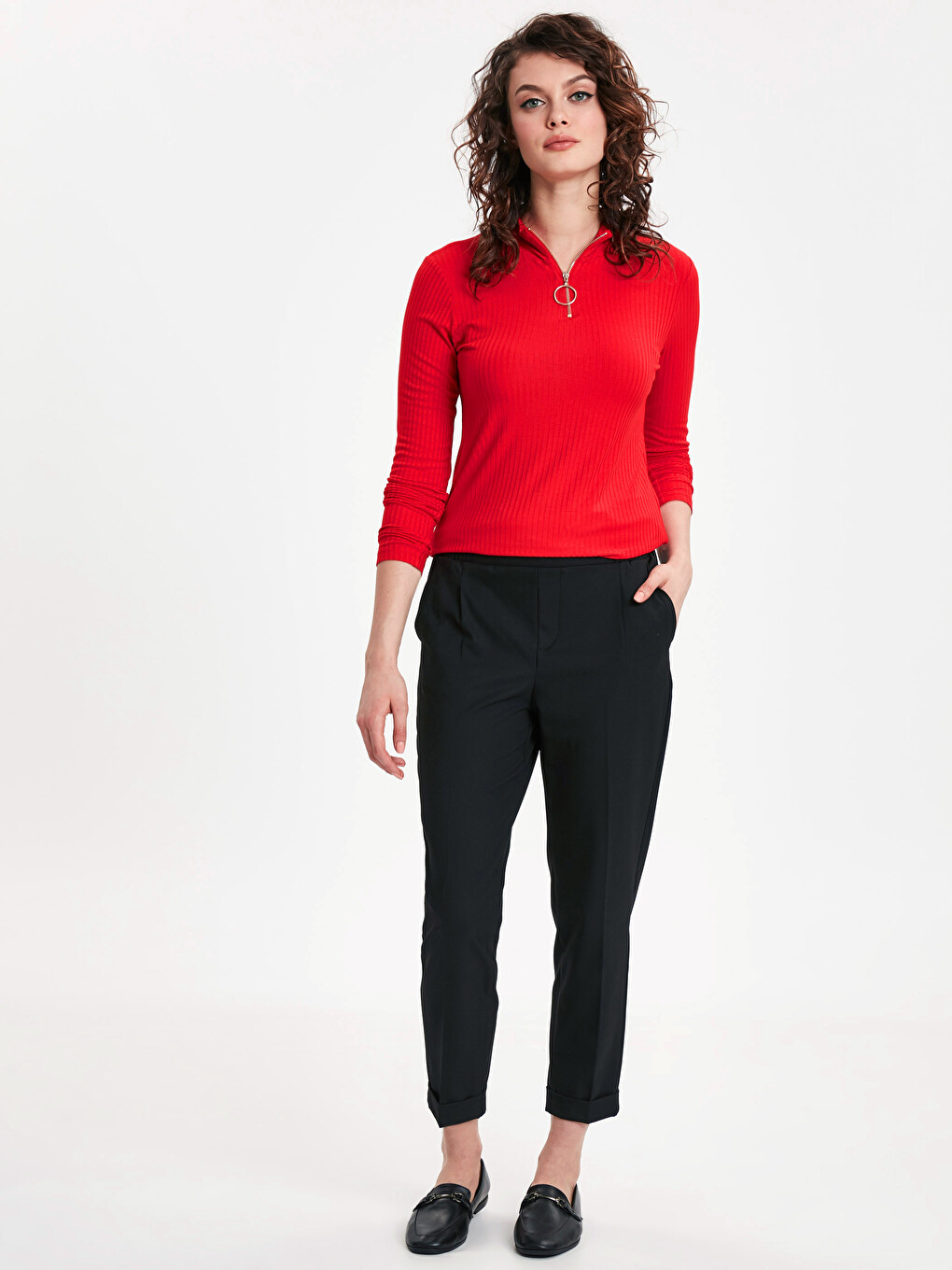 Woman Red T-Shirt-2