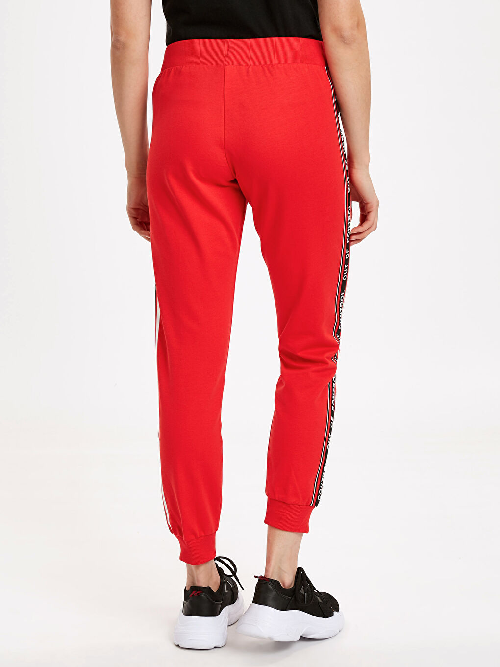 Pantalon de survêtement ROUGE Femme-2