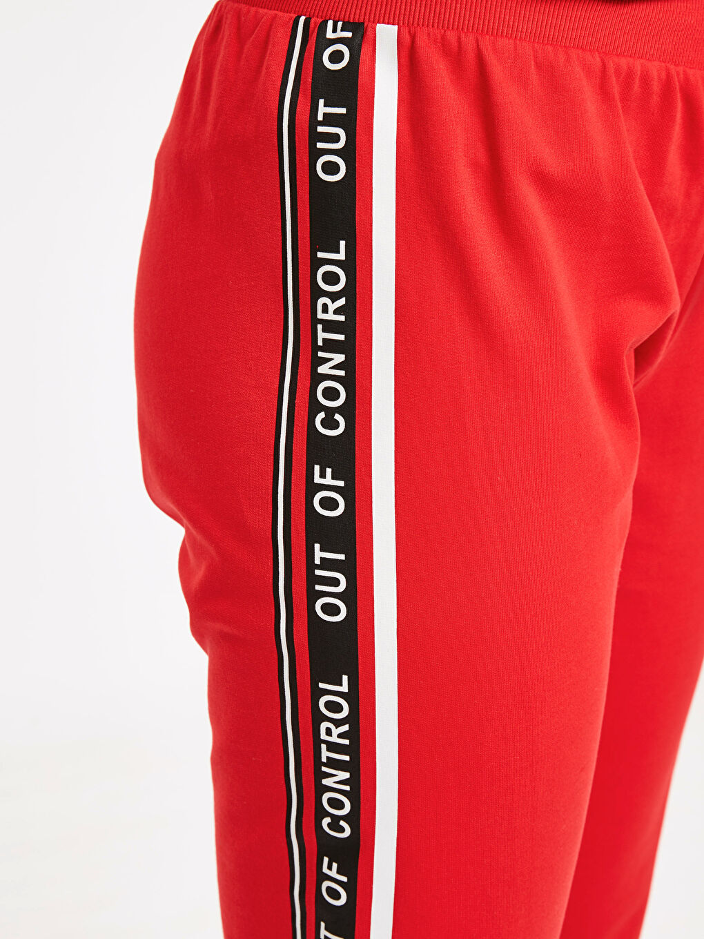 Pantalon de survêtement ROUGE Femme-3