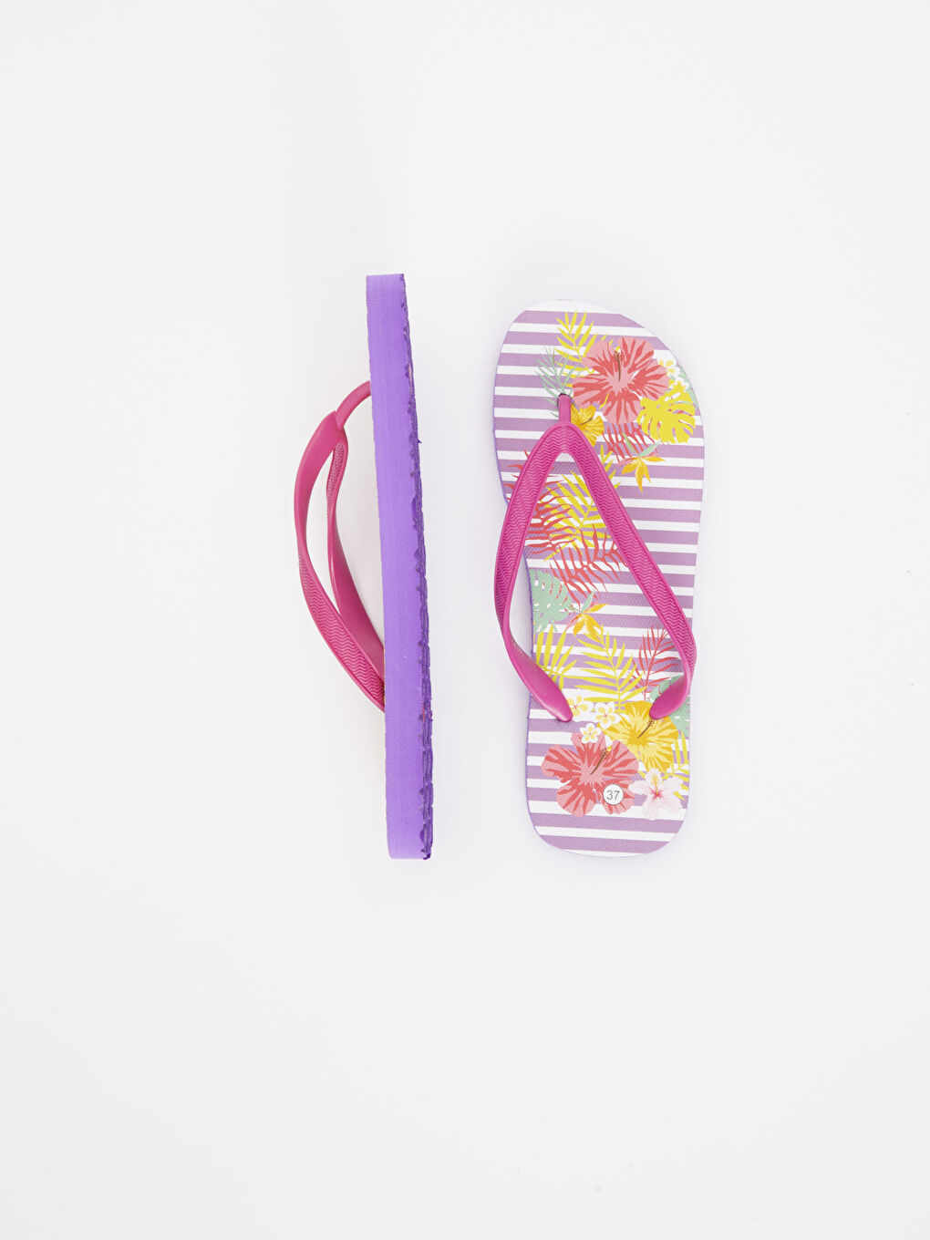 Karışık Baskılı Parmak Arası Terlik-2